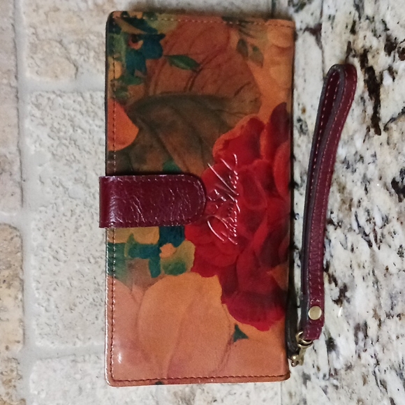 Patricia Nash Floral Valentia Set: Purse, Long+ Short Wallet, Pencil+Tech Pouch. - Picture 2 of 12